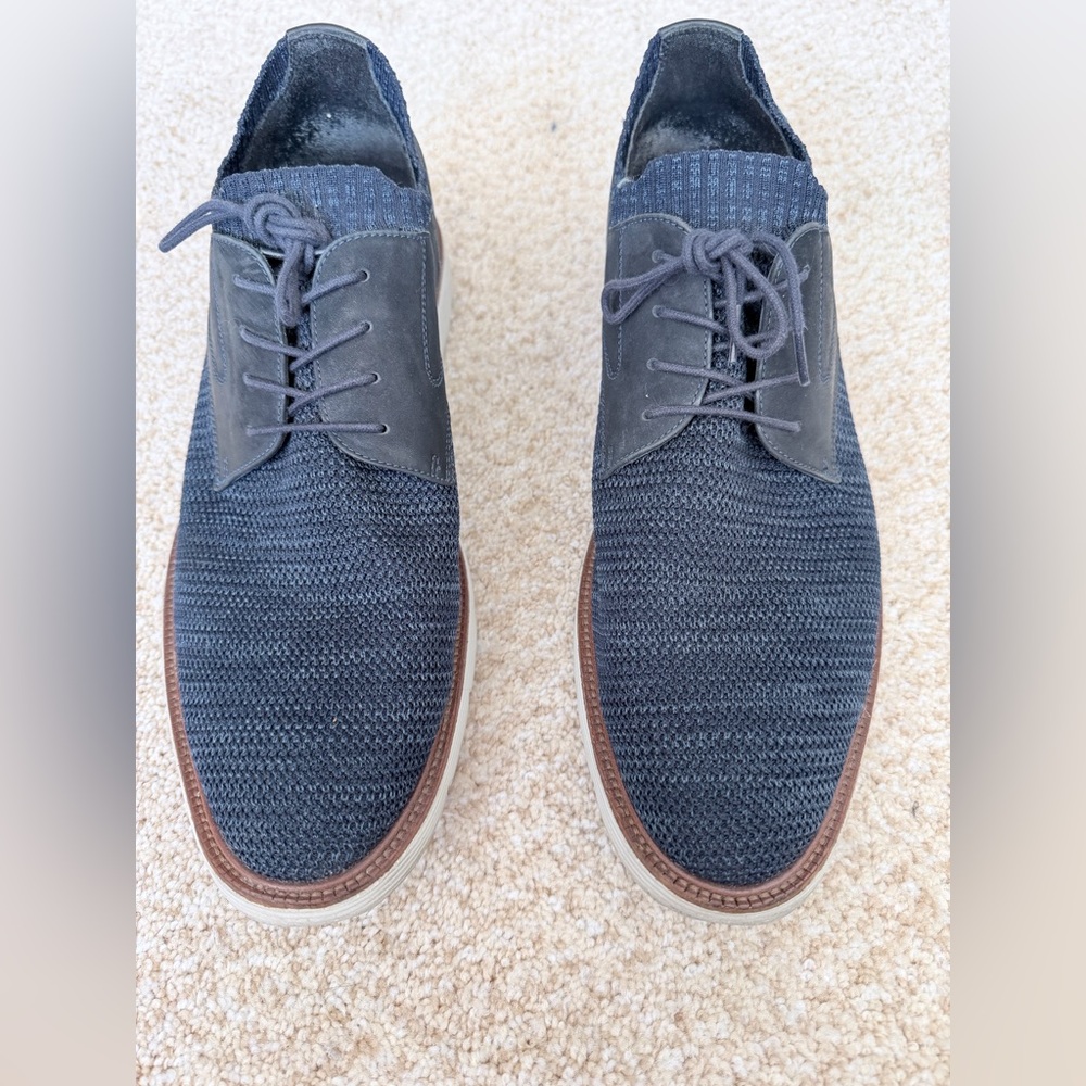 Men's Knit Derby Shoes - blue